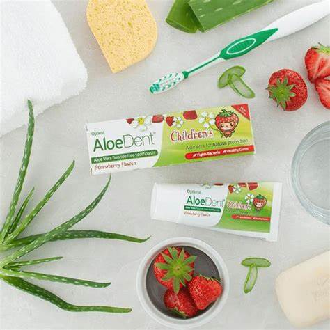[100181] ALOE DENT T/P children strawberry 50ML