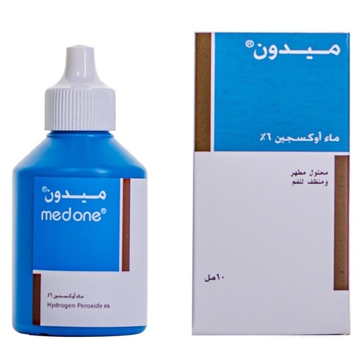 [104810] MEDONE HYDROGEN PEROXIDE 6% 60ML