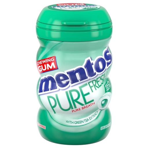 [drop//02423] mentos pure fresh with green tea 50 pieces