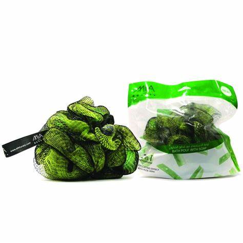 [104863] MIA ALOVERA BATH POUF SOAP