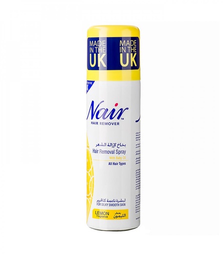 [drop//01630] Nair Hair Removal Spray 200 ml lemon