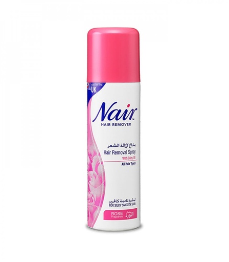 [drop//01631] Nair Hair Removal Spray 200 ml rose
