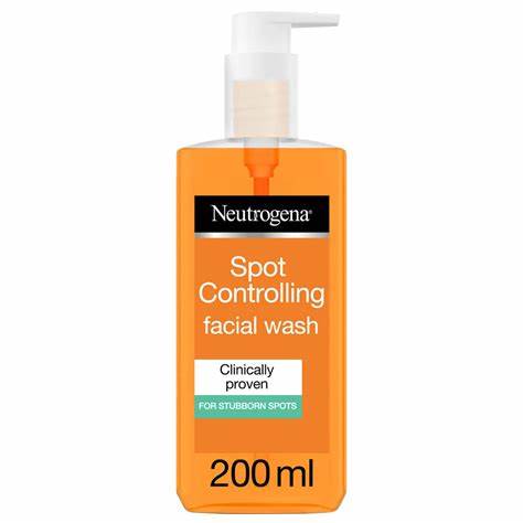 [drop//01565] NEUTROGENA SPOT CONTROLLING FACIAL WASH 200ML