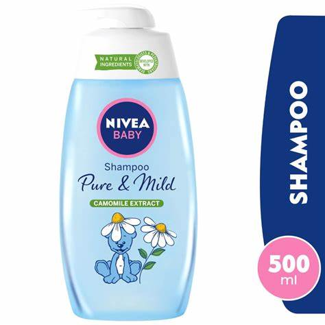 [drop//01575] NIVEA BABY SHAMPOO PURE & MILD 500 ML