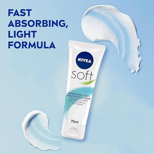 [drop//01641] Nivea Cream Men Face Body & Hands 75 ml Fresh