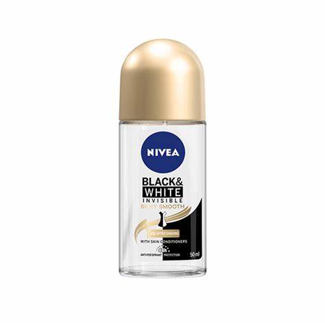 [105226] NIVEA DEO/ BLACK & WHITE INVISIBLE ROLL ON 50ML