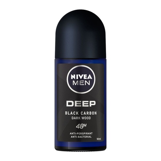 [drop//01581] NIVEA DEO/ DEEP BLACK CARBON DARK WOOD 50ML