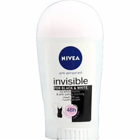 [drop//01589] NIVEA DEO/ STICK BLACK & WHITE WOMEN 40ML