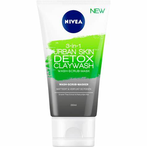 [drop//01649] Nivea Face Wash 150 ml Detox Clay