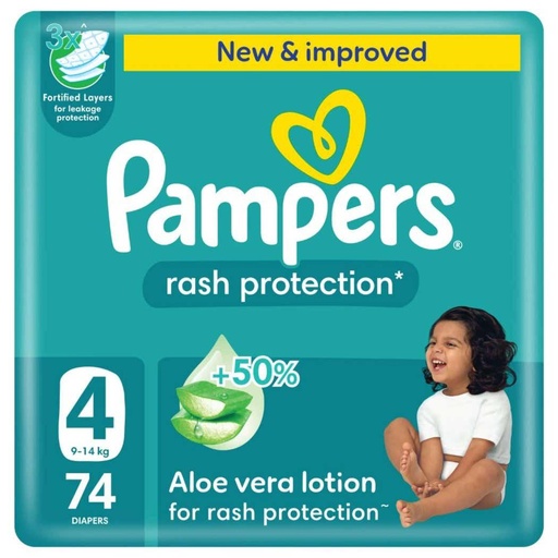 [105626] PAMPERS 4 74 DIAPERS