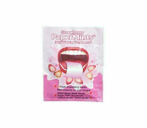 [105744] papermints Mouth freashner  24 pack  strawberry