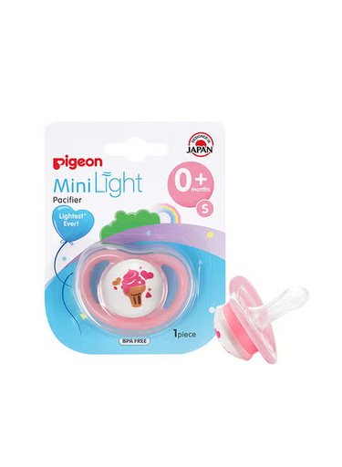 [105895] PIGEON MINI LIGHT PACIFIER 0+