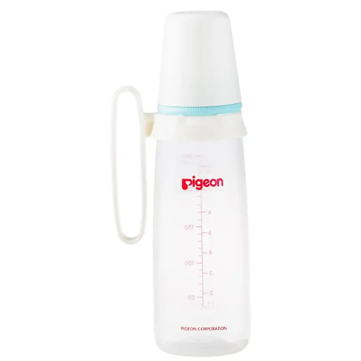 [drop//01792] PIGEON NURSING BOTTLE PLASTIC HANDLE 240 ML