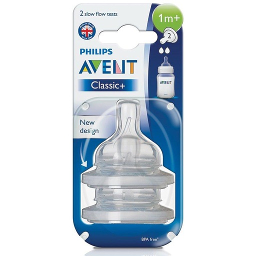 [drop//00120] AVENT CLASSIC ANTI-COLIC NIPPLE 1M+