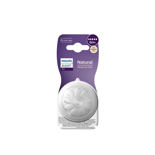  AVENT NATURAL NIPPLE 6M+