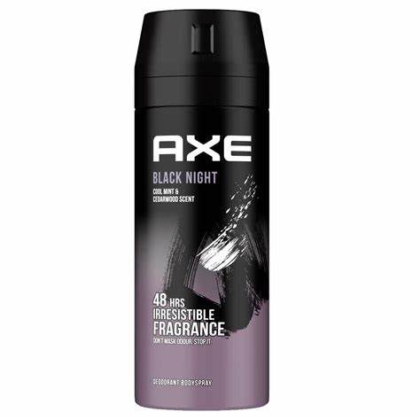 [100558] AXE DEO/ BLACK NIGHT BODY SPRAY 150ML