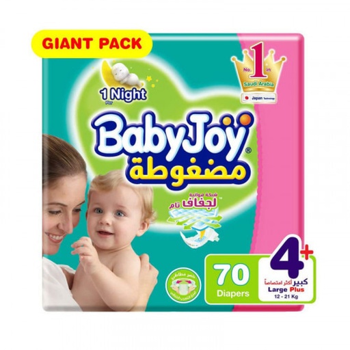 [100601] BABY JOY 4+ 70 DIAPERS