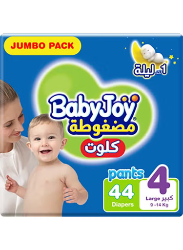 [100599] BABY JOY 4 PANTS 44 DIAPERS