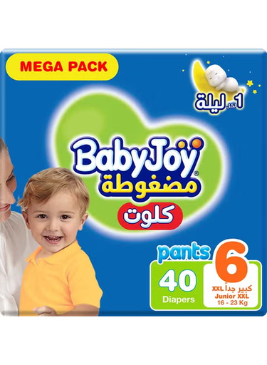 [100608] BABY JOY 6 PANTS 40 DIAPERS