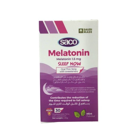 [drop//01987] SACO MELATONIN 1.5MG 30 STRIP