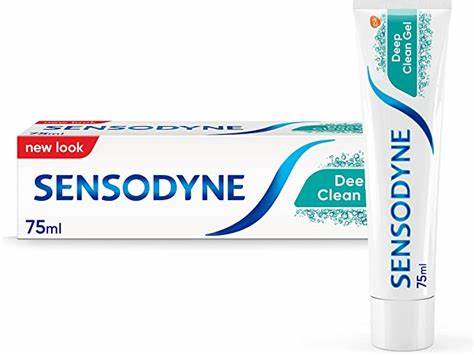 [drop//02106] Sensodyne Toothpastes deep clean 100 ml Gel @33% Free