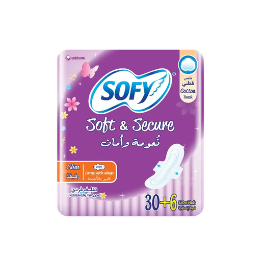 [drop//02059] SOFY SOFT & SECURE SLIM 30+6 PADS
