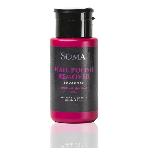 [drop//02112] Soma Nail polish Remover 200 ml Lavender 
