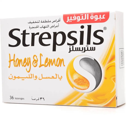 [drop//02079] STREPSILS HONEY&LEMON 36LOZ