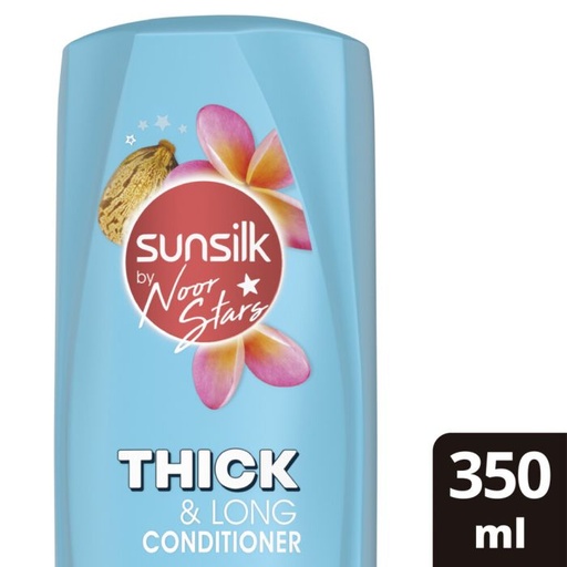 [106899] Sunsilk Hair Conditioner 350 ml Thick & Long Biotin & Castor Oil
