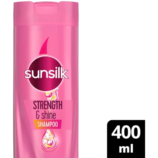 [106907] Sunsilk Hair Shampoo 400 ml shine&strength