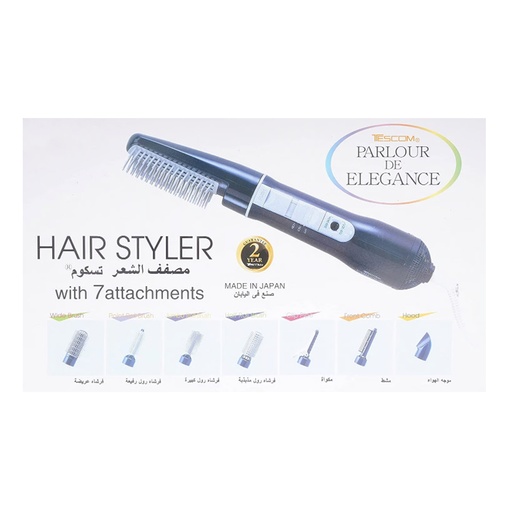 [drop//02155] TESCOM HAIR STYLER 7PCS 8785