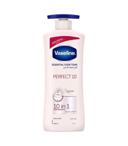[107287] Vaseline Body Lotion 400 ml Essential Even Tone Perfect 10 New