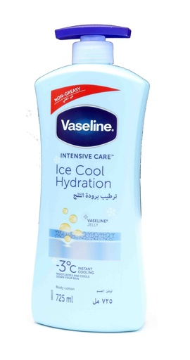 [drop//02299] Vaseline Intensive Care Body Lotion 725 ml Ice Cool Hydration