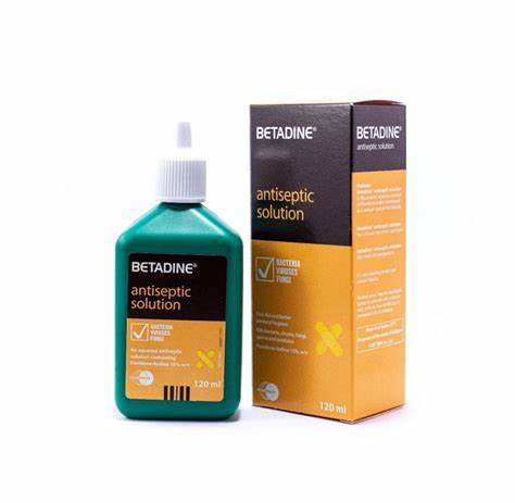 [drop//00240] BETADINE ANTISEPTIC SOL 120ML