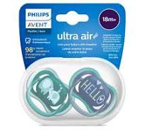 [100543] Avent ultra air Soother orthodontic (18+)BOY