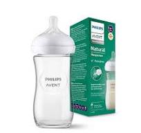 [100535] AVENT NATURAL RESPONSE GLASS BABY BOTTEL 240 ML