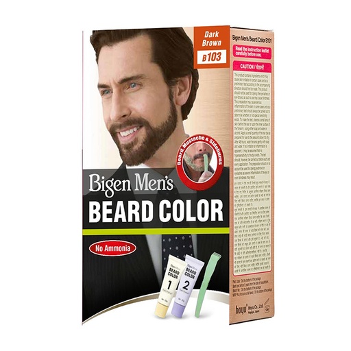 [drop//00250] BIGEN BEARD COLOR B103 DARK BROWN