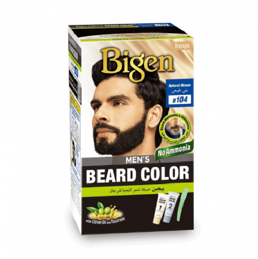[100825] Bigen Hair Color beard 40 gm B104 Natural brown