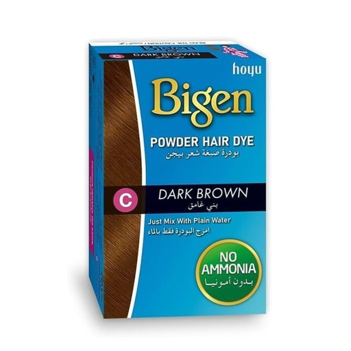 [drop//00328] Bigen Hair Color powder 6 gm C dark brown