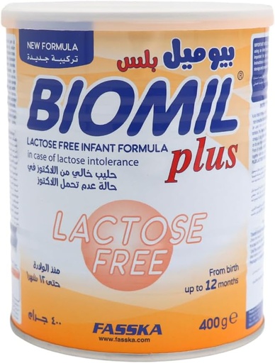 [drop//00273] BIOMIL PLUS LACTOSE FREE 400 GM
