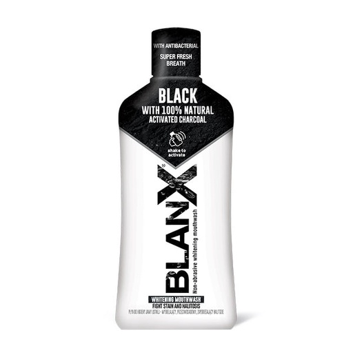 [drop//00277] BLANX WHITENING MOUTH WASH 500MLACTIVATED CHARCOL