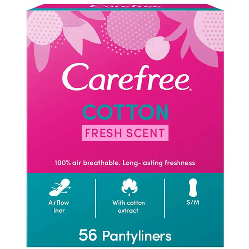 [drop//00454] Carefree pantiliner 48 pack fresh scent