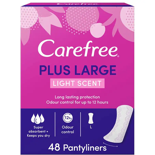 [101319] CAREFREE PLUS LARGE LIGHT SCENT 48PANT