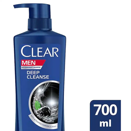 [drop//00468] Clear Hair Shampoo Anti Dandruff men 700 ml deep cleanse
