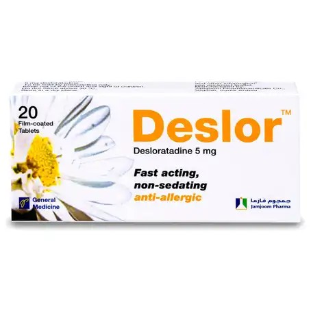 [drop//00508] DESLOR  5MG  20TAB