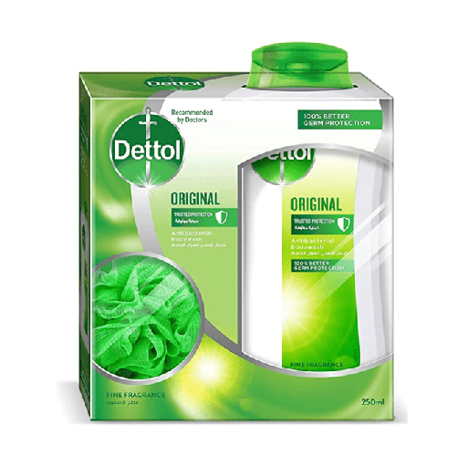 [drop//00511] DETTOL ORIGINAL BODYWASH +LOOF 250ML