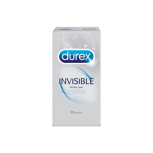 [102218] DUREX INVISIBLE EXTRA THIN 12CONDOMS