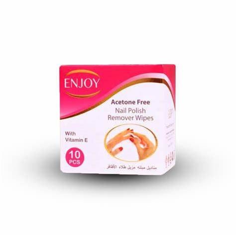 [drop//00653] ENJOY NAIL POLISH REMOVER 10 WIPES