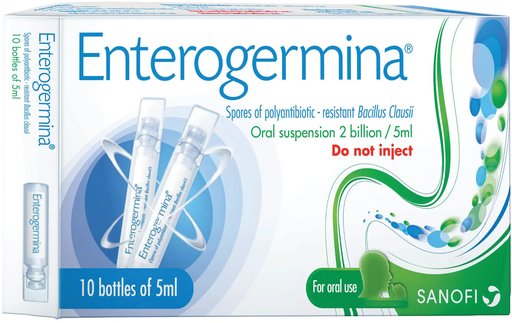 ENTEROGERMINA 5 ml 10 BOTTLES