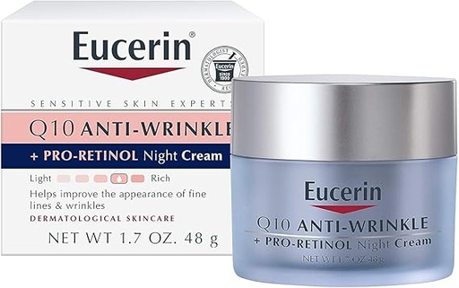 [drop//00692] EUCERIN Q10 ANTI-WRINKLE NIGHT CREAM 48G